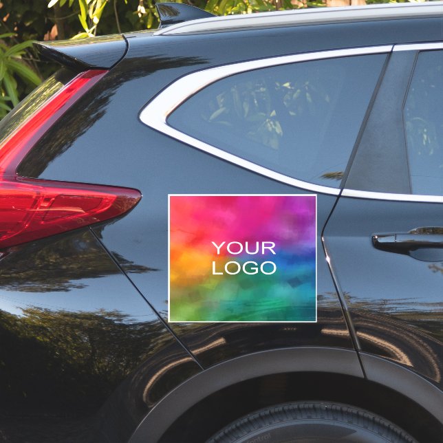 Modern Trendy Elegant Custom Company Logo Template Sticker (Car Side)