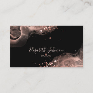 Modern Trendy Elegant Makeup Artist  Boutique Business Card