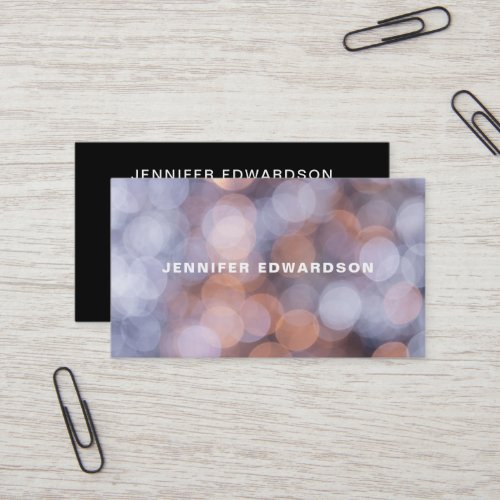 Modern trendy elegant minimalist professional business card