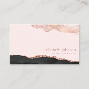 Modern Trendy Elegant Professional Makeup Artist Business Card