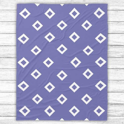 Modern Trendy Geometric Pattern Fleece Blanket