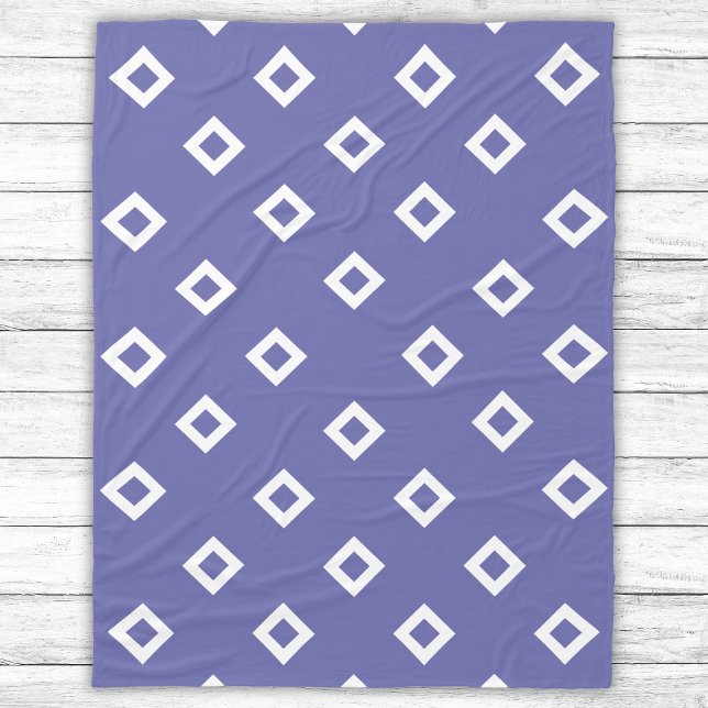 Modern Trendy Geometric Pattern Fleece Blanket (Creator Uploaded)