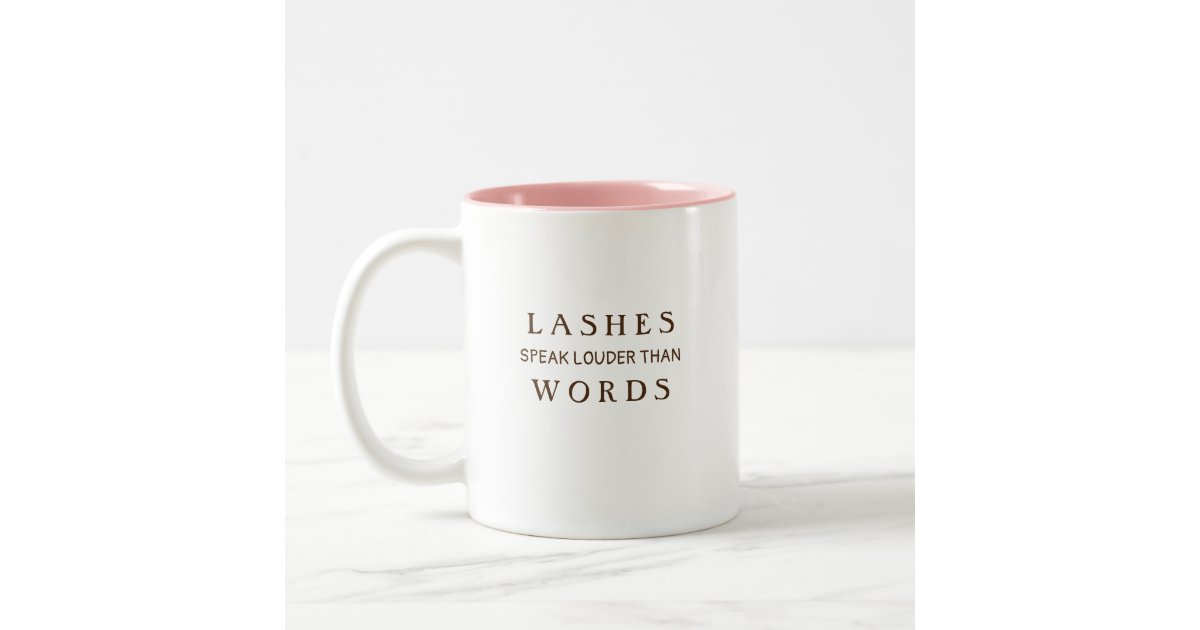 Modern Trendy Girly Quote on Two-Tone Coffee Mug