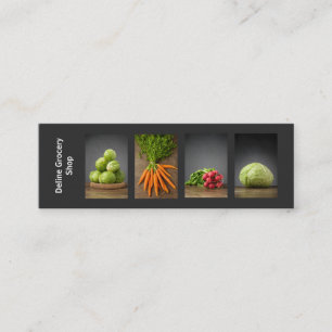 Modern Trendy Grocery Business Card