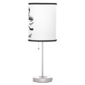 Modern Trendy Ice Hockey Player Personalized       Table Lamp (Right)