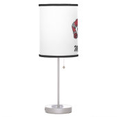 Modern Trendy Ice Hockey Player Personalized       Table Lamp (Left)