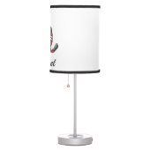 Modern Trendy Ice Hockey Player Personalized       Table Lamp (Right)