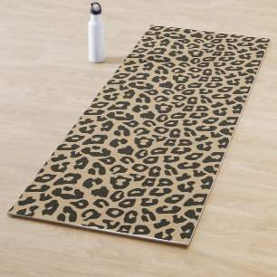 Modern Trendy Leopard Print Yoga Mat