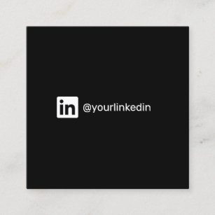 linkedin logo business card