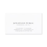 Modern Trendy Minimalist Design Elegant Plain Chic Business Card Modern Trendy Minimalist Design Elegant Plain Chic Business Card