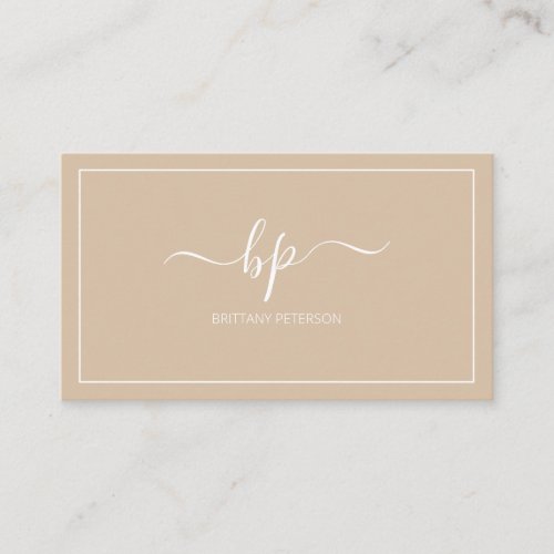 Modern Trendy Minimalist Professional Business Card