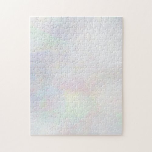 Modern trendy pearl nacre chic girly holographic jigsaw puzzle