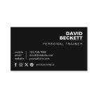 Modern Trendy Personal Trainer Fitness Coach Photo