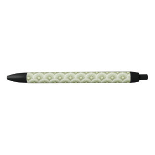 Modern Trendy Photo Collage Green Sea Urchin Pen