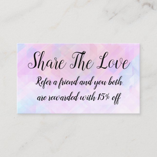 Modern Trendy Referral Rewards (Front)