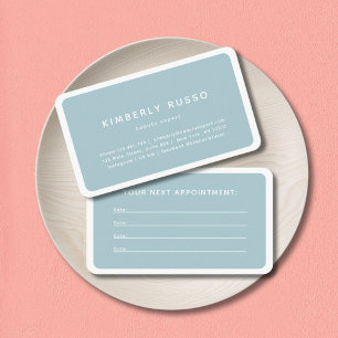 Modern, Trendy, Salon Appointment Card