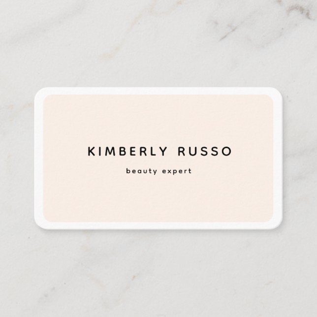 Modern, Trendy, Salon Appointment Card (Front)