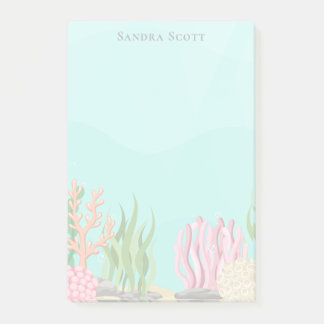 Modern Trendy Simple Tropical Sea Girly  Post-it Notes