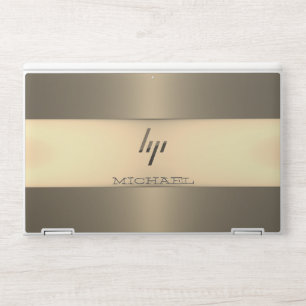 Modern Trendy Striped - Personalized HP Laptop Skin