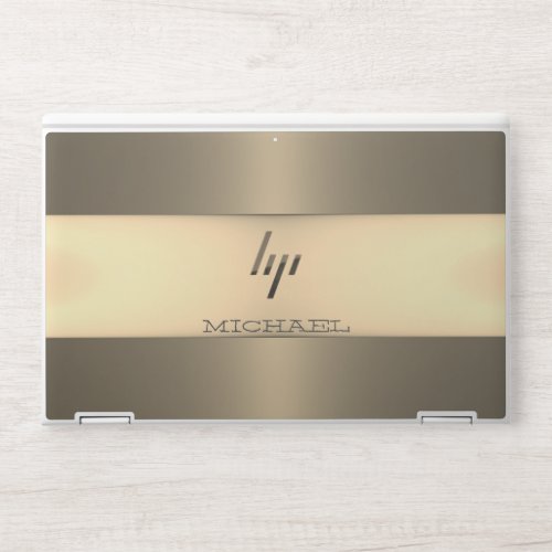 Modern Trendy  Striped _ Personalized HP Laptop Skin