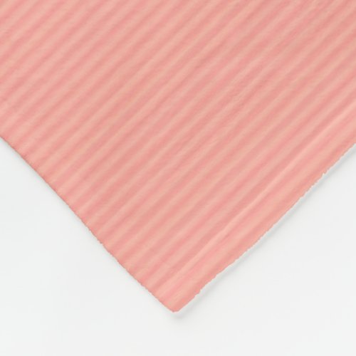 Modern Trendy Stylish Large Peach Tones Stripes Fleece Blanket