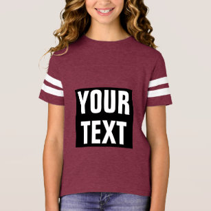Modern Trendy Template Customize Simple Kids Boys T-Shirt