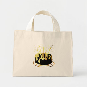 Modern Trendy VIP Birthday Gift Party Favor Tote