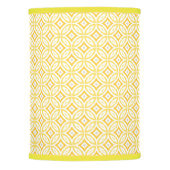 Modern Trendy Yellow Circle Geometric Pattern Lamp Shade (Front)