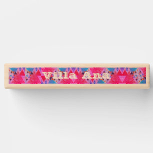 Modern triangle – artistic geometry topple tower