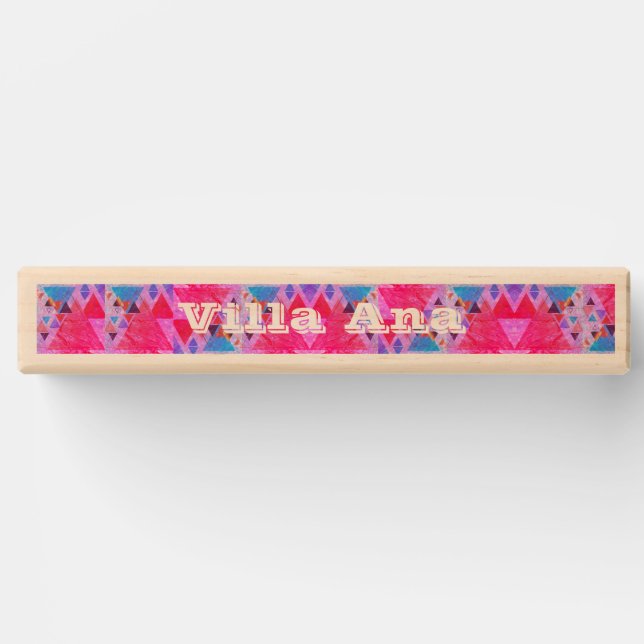 Modern triangle – artistic geometry  topple tower (Front)