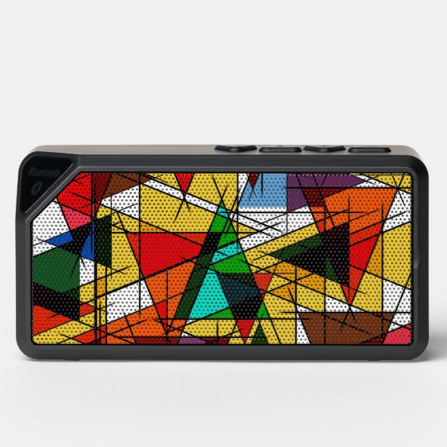 Modern Triangle Colorful Geometric  Bluetooth Speaker (Front)