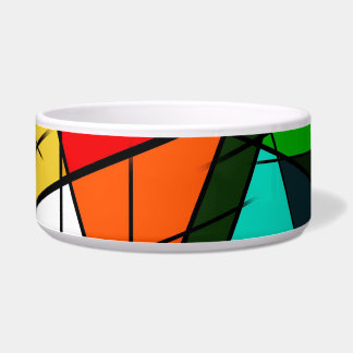 Modern Triangle Colorful Geometric  Bowl