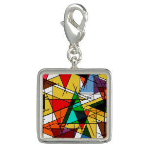 Modern Triangle Colorful Geometric  Charm