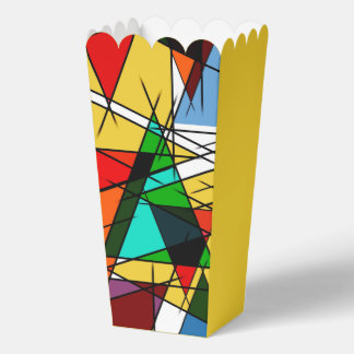 Modern Triangle Colorful Geometric  Favor Boxes