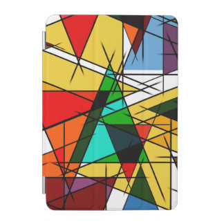 Modern Triangle Colorful Geometric iPad Mini Cover