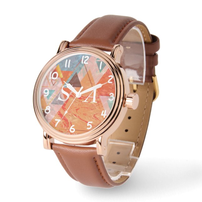 Modern triangle design – artistic geometry  watch (Angle)