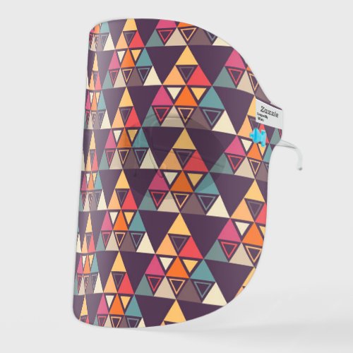 Modern Triangle Quilts Face Shield