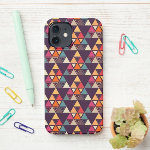 Modern Triangle Quilts iPhone 12 Case