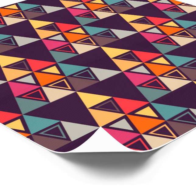 Modern Triangle Quilts Temporary Tattoos (Angled)