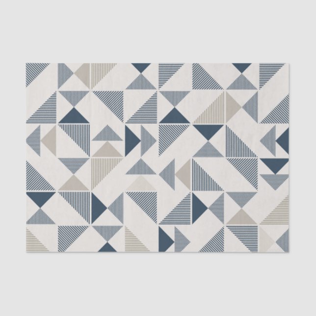 modern triangles tissue paper (Front)