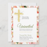Modern Triangles Women's Bible Study Invitation