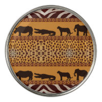 Modern Tribal African Cheetah Pattern Animal Print