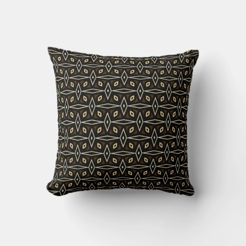 Modern Tribal Design Throw Pillow