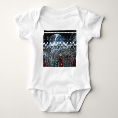 Modern Tribal Edgy design Baby Bodysuit