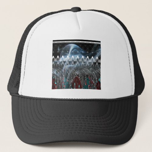 Modern Tribal Edgy design Trucker Hat