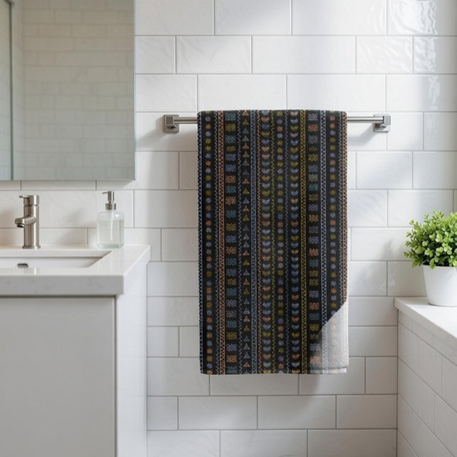 Modern Tribal Pattern Luxury Bath Towel (Creator Uploaded)