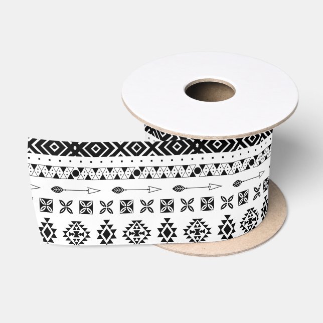 MODERN TRIBAL PATTERN Ribbon (Spool)