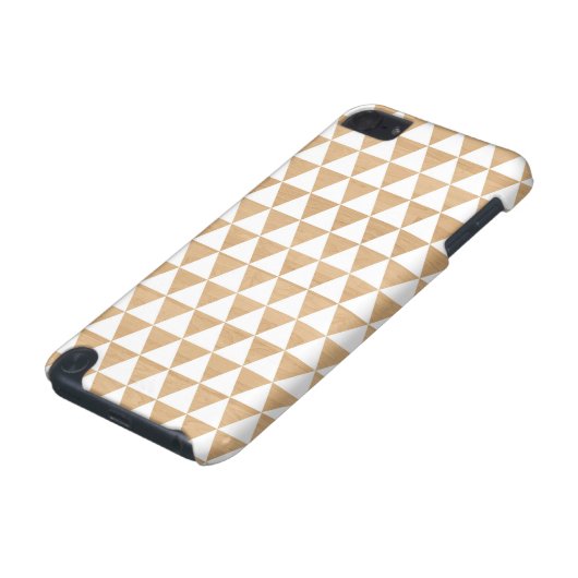 Modern tribal wood geometric chic andes pattern iPod touch (5th generation) cover (Bottom)
