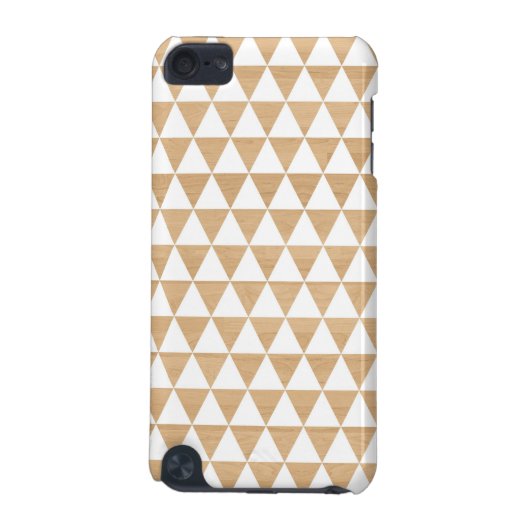 Modern tribal wood geometric chic andes pattern iPod touch (5th generation) cover (Back)