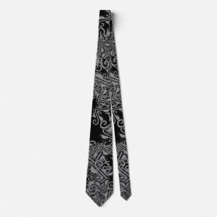 Modern Tribalism Elegance Print Neck Tie
